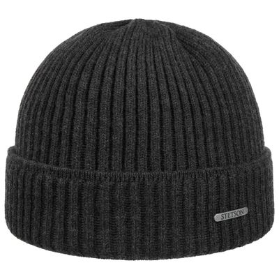 Stetson Beanie Merino Grey Melange