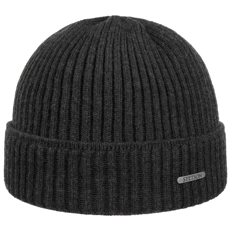Stetson Beanie Merino Grey Melange