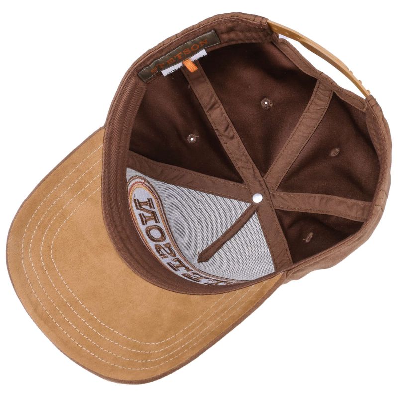 Stetson Buffalo Horn Trucker Cap Brown