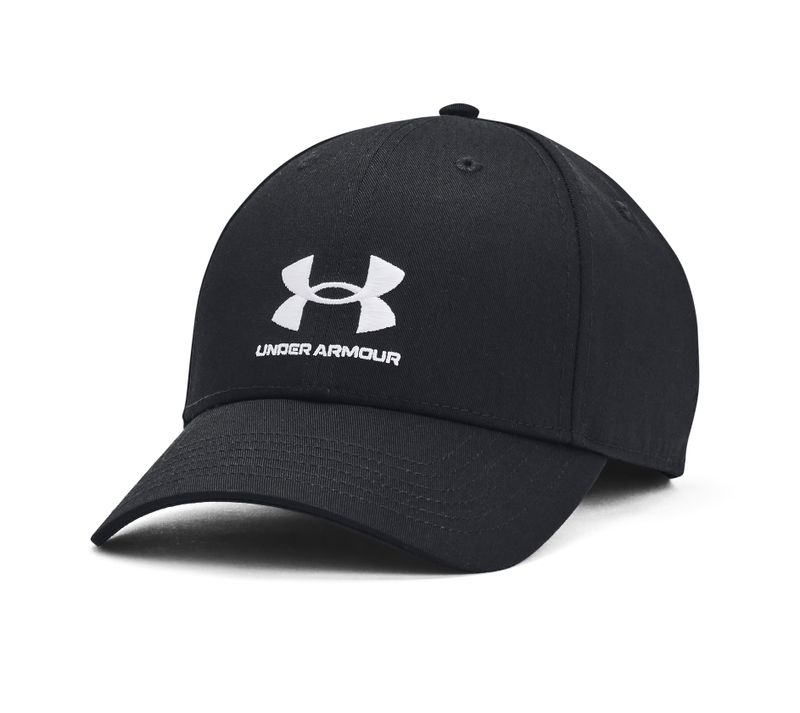 UA Branded Adjustable Cap Black/White - Under Armour