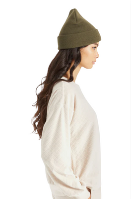 Harbor Beta Watch Cap Beanie Olive - Brixton