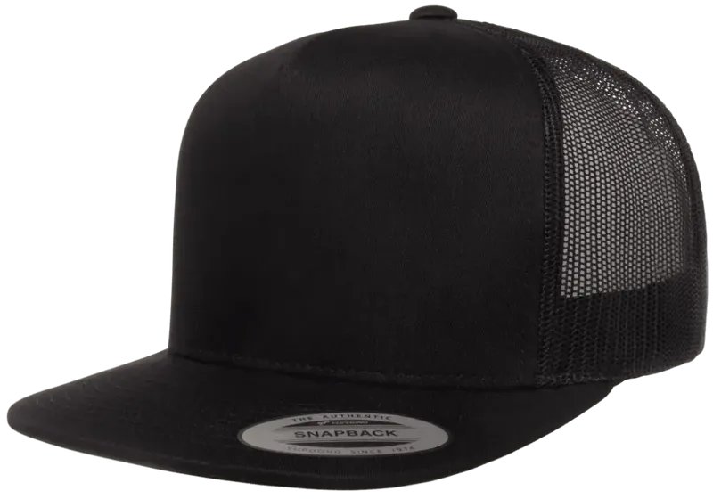 YP Classics Trucker Cap Black - Yupoong