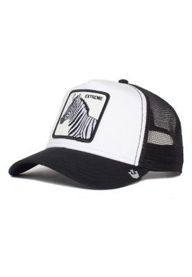 Zebra Exxxtreme Black/White Trucker Animal Farm 101-0003-WHI - Goorin Bros