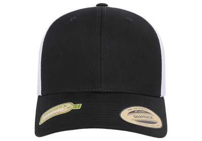 Trucker Keps Black/White Recycled Mesh 6606RT - Yupoong/Flexfit