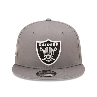 Las Vegas raiders Side Patch TEAM Grey 9FIFTY Snapback Cap