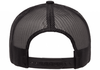 Trucker Retro Black 6606- Yupoong