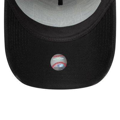 New York Yankees MLB Patch Black 9FORTY A-Frame Trucker Adjustable Cap - New Era