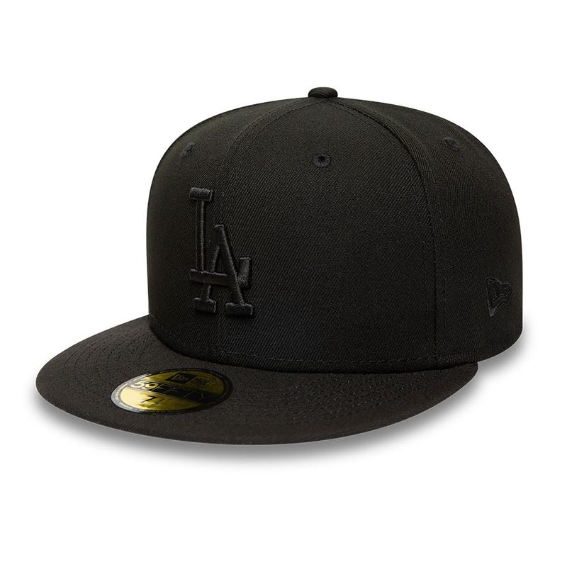 New Era fitted 59fifty LA black on black kepsar