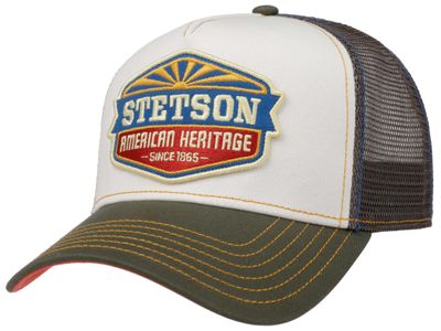 Trucker Cap American Heritage Grey/White   - Stetson