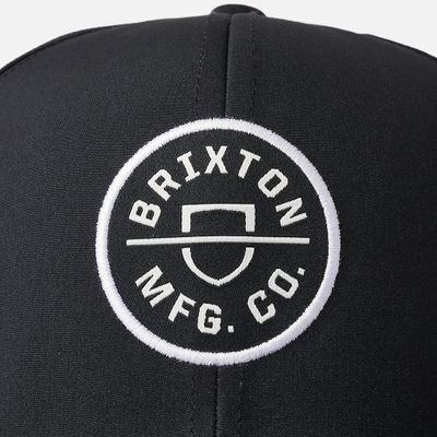 Crest X MP Trucker Snapback Black - Brixton