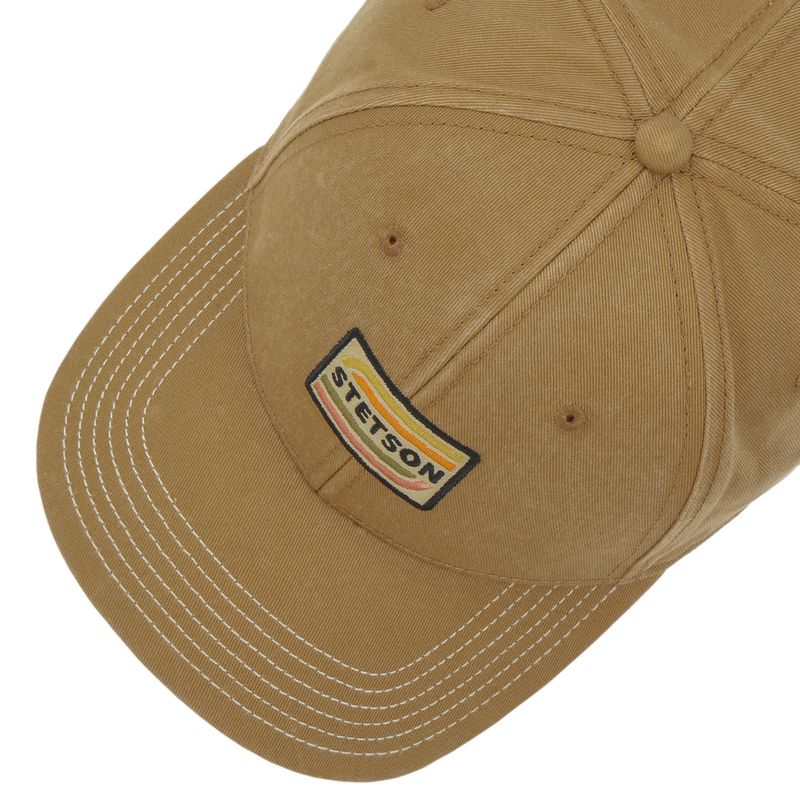 Lenloy Baseball Cap Cotton Beige -  Stetson