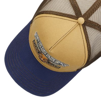 Trucker Cap Bull Pure Life Beige/Blue - Stetson