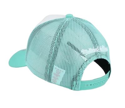 All Star Weekend 1996 San Antonio White/Teal Trucker - Mitchell & Ness