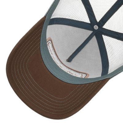 Trucker Cap Chrome Brown/Turquoise - Stetson