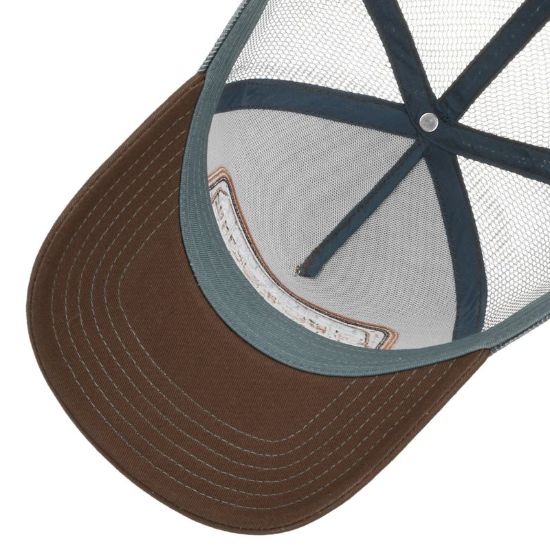 Trucker Cap Chrome Brown/Turquoise - Stetson