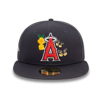 LA Angels MLB Icon Navy 59FIFTY Fitted Cap - New Era