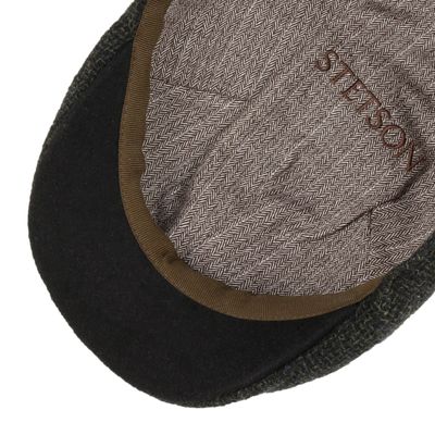 Stetson Texas Classic Wool Flat Cap Dark Forest