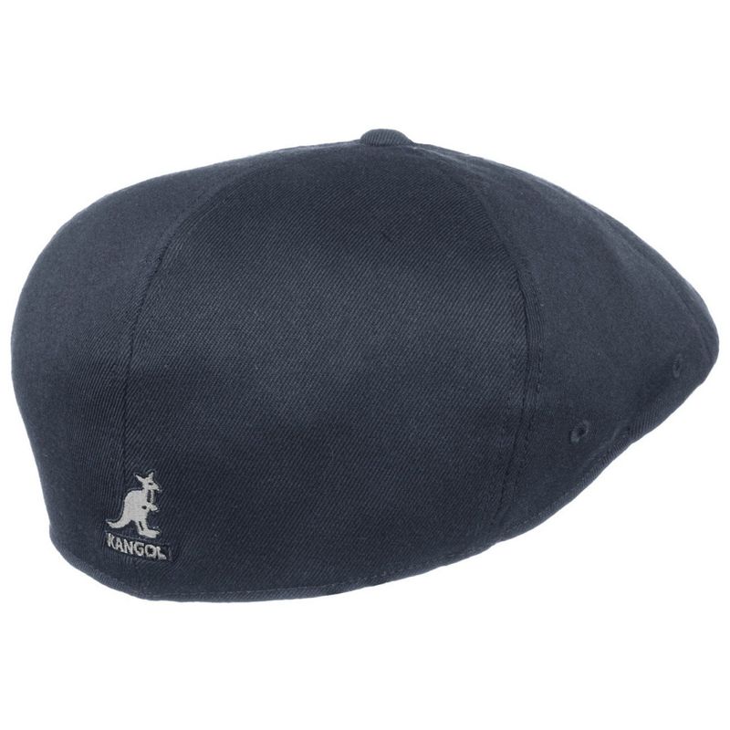 Wool 504 Flexfit Flat Cap/Gubbkeps Dark Blue - Kangol