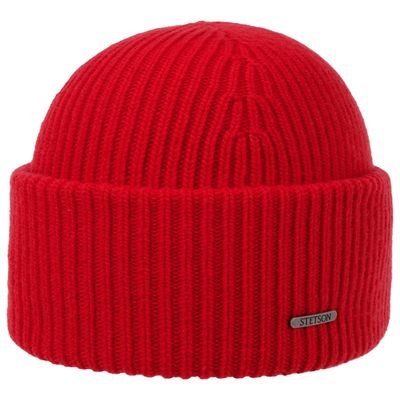 Stetson Classic Uni Wool Beanie Red