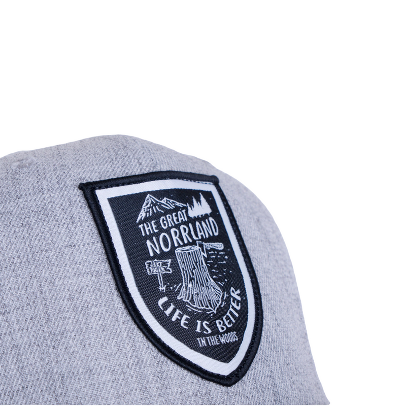 STOCK Life Better in The Woods Norrland Heather Grey - SQRTN