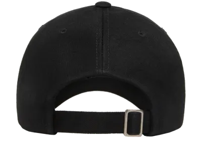 Low Profile Organic Cotton Black Cap - Yupoong