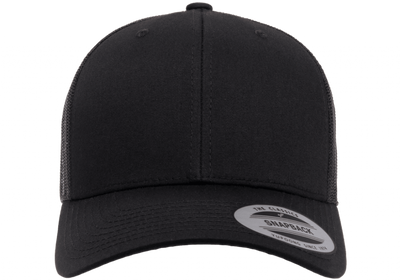 Kids Flexfit Trucker Black 6606- Yupoong