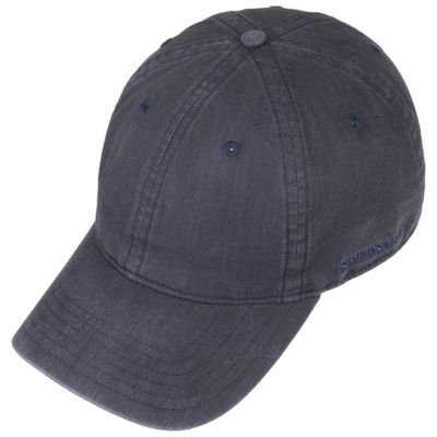 Baseball Cap Fitted Delave Organic Cotton Navy - Stetson