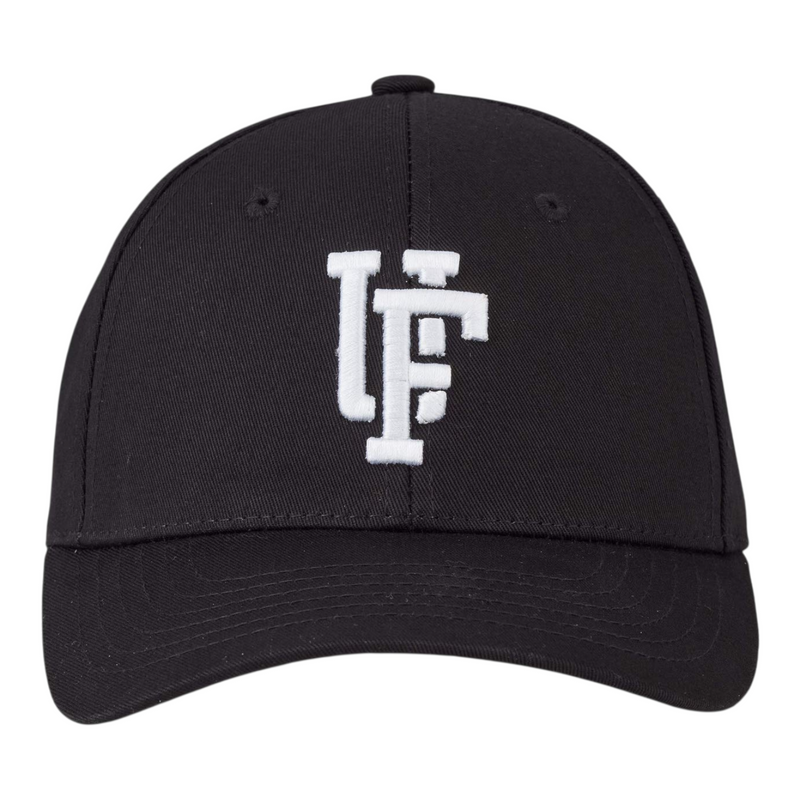 Upfront Spinback Low Crown Baseball Black White