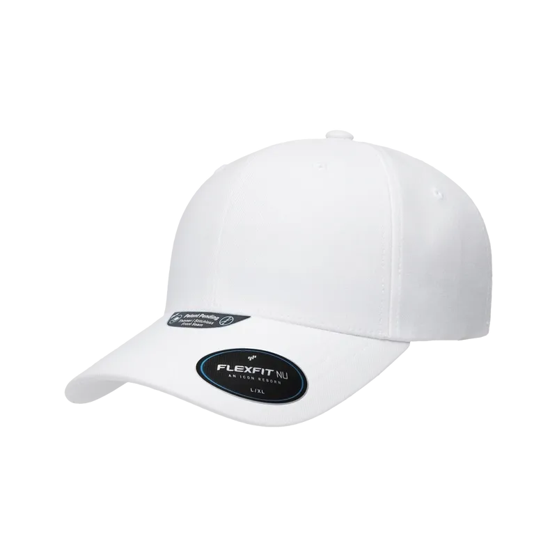 Flexfit NU® Cap White- Flexfit
