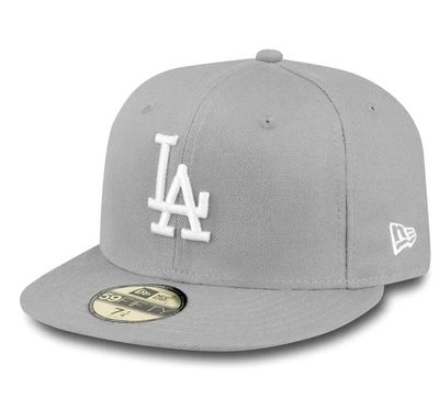 LA Dodgers New Era 59FIFTY Essential Grey
