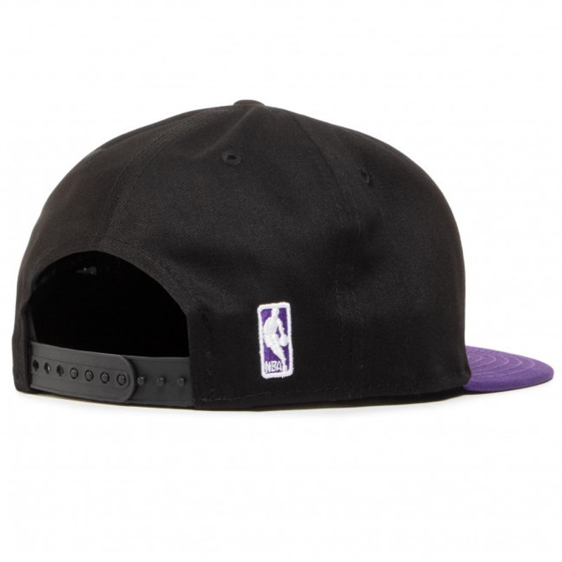 9fifty Los Angeles Lakers Logo Black  Snapback - New Era