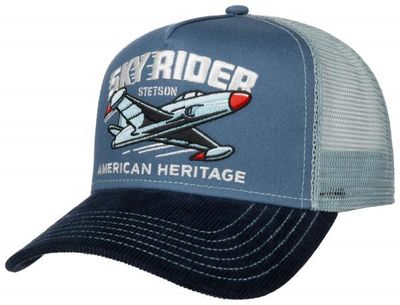 Sky Rider Trucker Cap Blue - Stetson