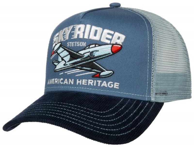 Sky Rider Trucker Cap Blue - Stetson