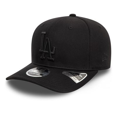 LA Dodgers Monochrome Black 9SEVENTY Stretch Snap Adjustable Cap- New Era