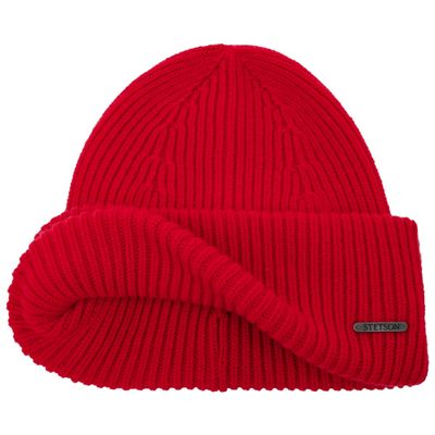 Stetson Classic Uni Wool Beanie Red