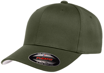 Flexfit Original Wooly Combed 6277 Olive Green - Flexfit
