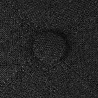 Stetson Brooklin Wool Cashmere Flat Cap Black