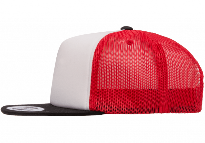 Foam Trucker keps Black/White/Red - Yupoong