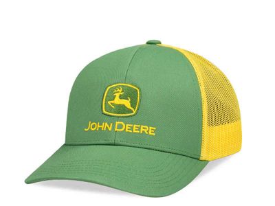 Logo Mesh Back Cap Yellow/Green Cap - John Deere