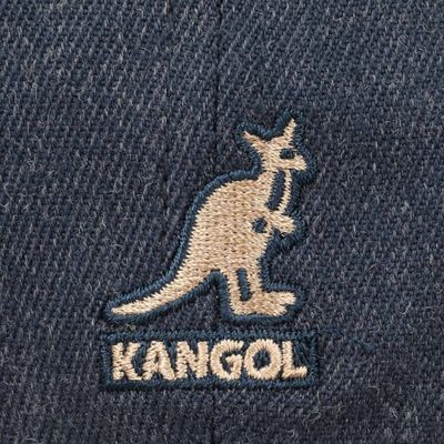Wool 504 Flexfit Flat Cap/Gubbkeps Dk Blue - Kangol