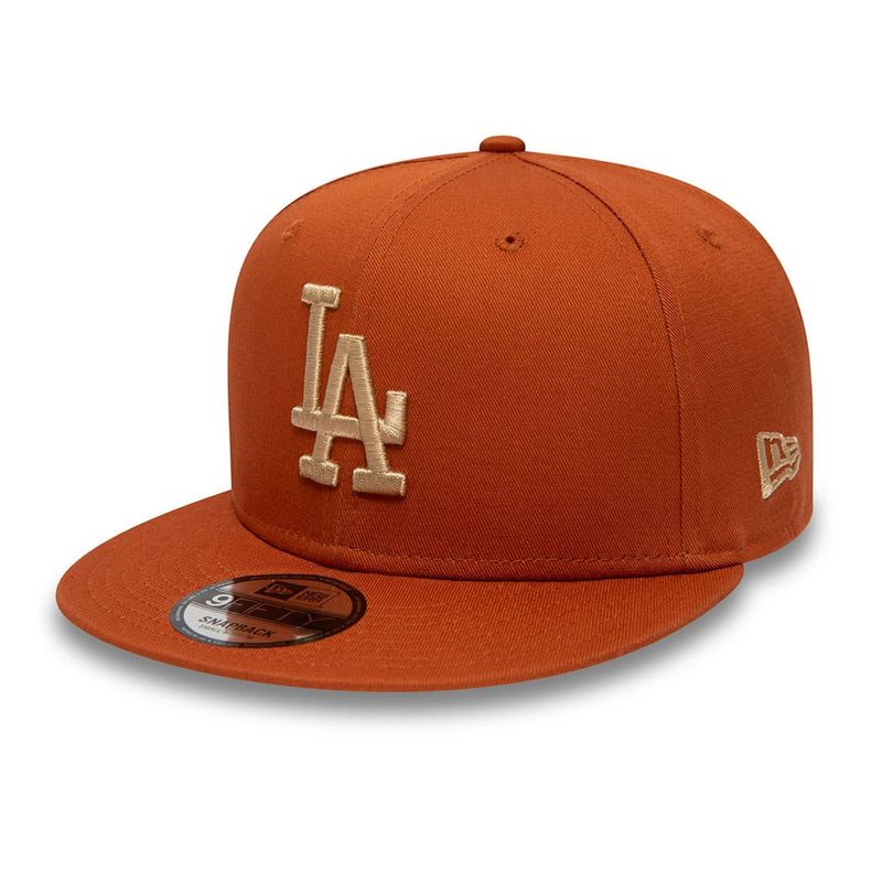 9fifty LA Dodgers Medium Brown Side Patch Snapback - New Era