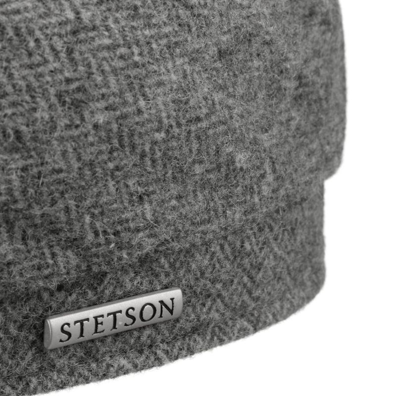 Stetson 6-Panel Cap Herringbone Grey