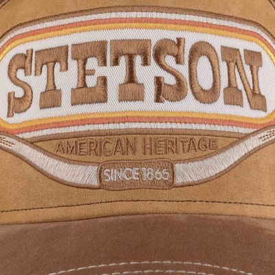 Stetson Buffalo Horn Trucker Cap Brown
