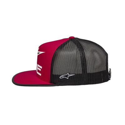 Ride 4.0 Trucker Hat Red/Black/White - Alpinestars