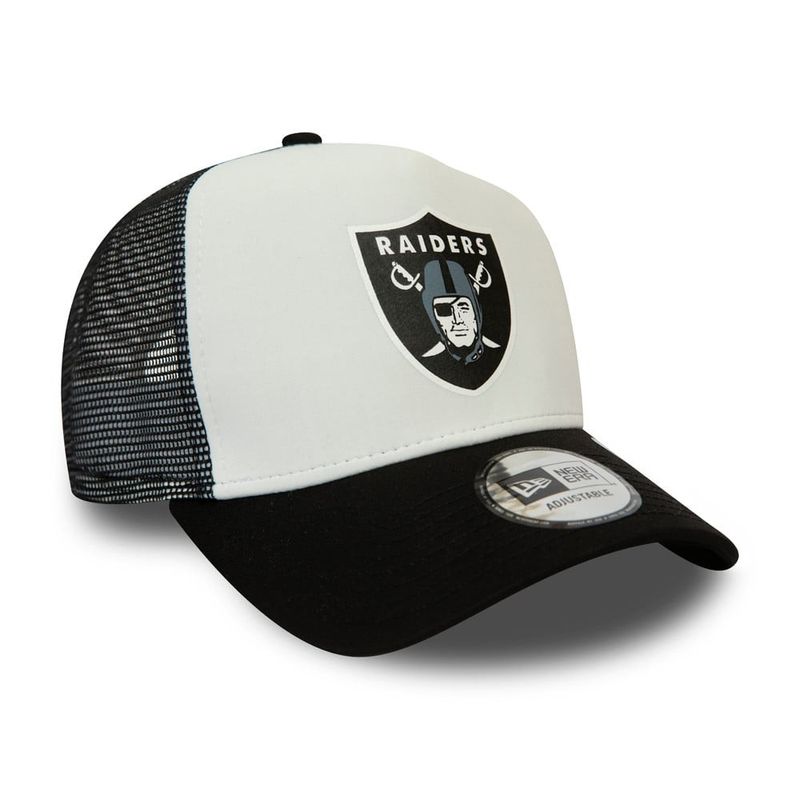 Las Vegas Raiders Team Colour Black A-Frame Trucker Cap - New Era