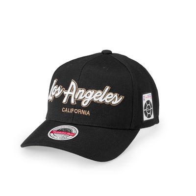 Los Angeles Script & Patches Black Red Classic - Mitchell & Ness