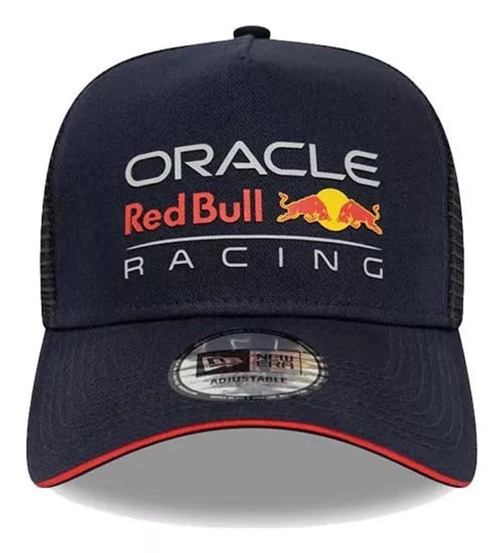 Red Bull Racing Essential Blue A-Frame Trucker Cap - New Era