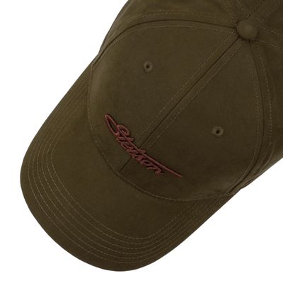 Stetson Waxed Cotton Baseball Cap Olive