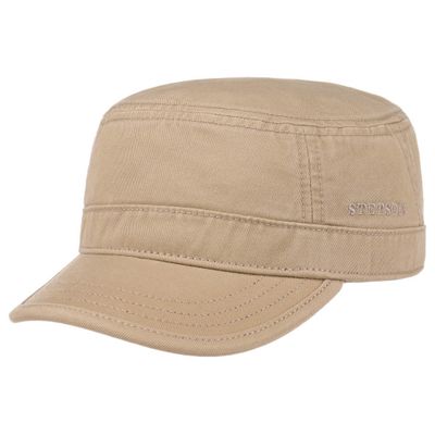 Army Cap Cotton Beige Stetson