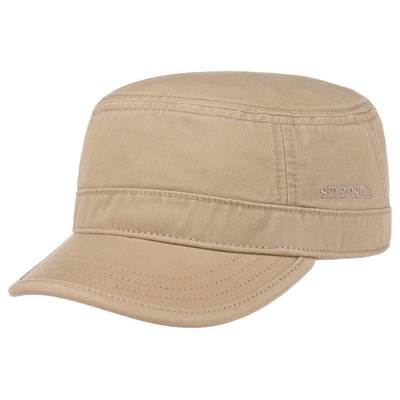 Army Cap Cotton Beige - Stetson